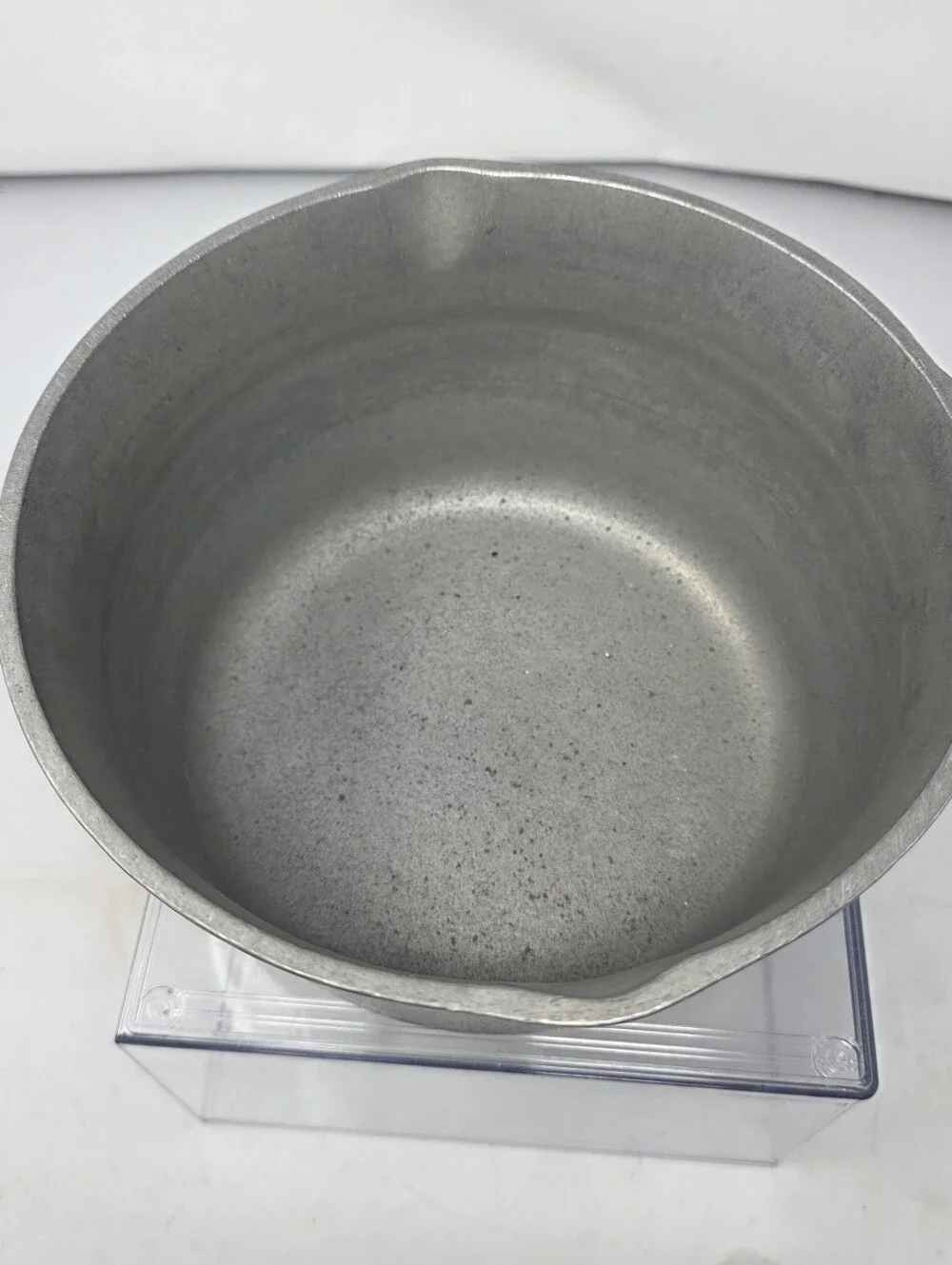 Vintage Club Aluminum Hammercraft 3 Qt Saucepan Pot Wood Handle 8